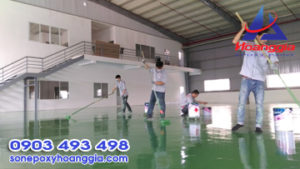 Sơn Epoxy nền nhà máy